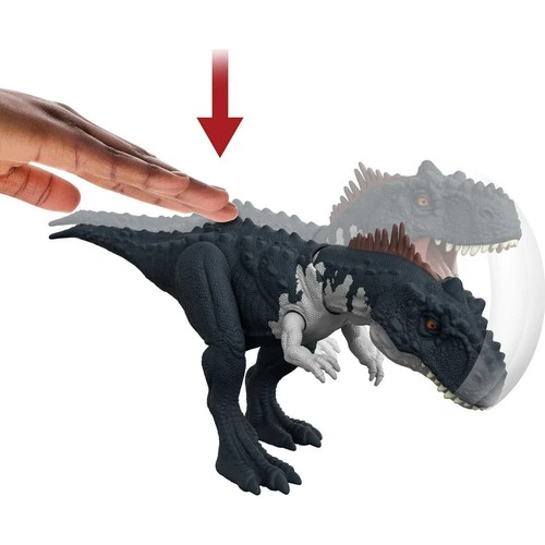 Jurassic World Dominion Roar Strikers Rajasaurus Dinosaur Action Figure Toy - Picture 5 of 6