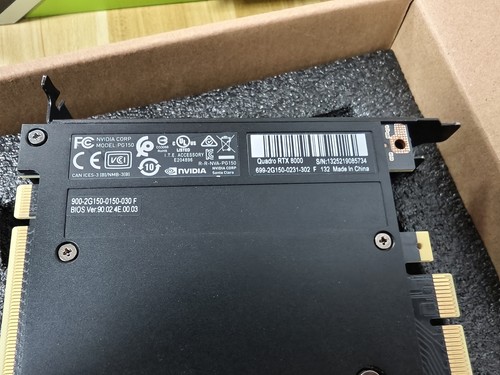 Nvidia Quadro RTX 8000 Passive, 48GB GDDR6 Video Graphic Card GPU - Afbeelding 5 van 9
