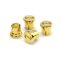 4Er Dynavox High-End Cinch-Schutzkappen Set | 24 K Vergoldet Rca Abschlusskappen
