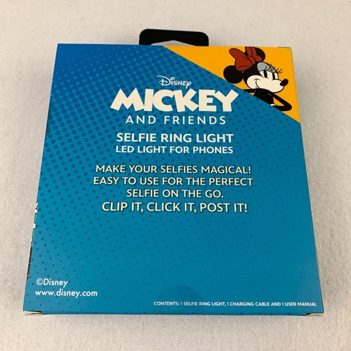 Disney Mickey Mouse & Friends LED Selfie Ring Light for Phones Adjustable Choose - 第 21/21 張圖片