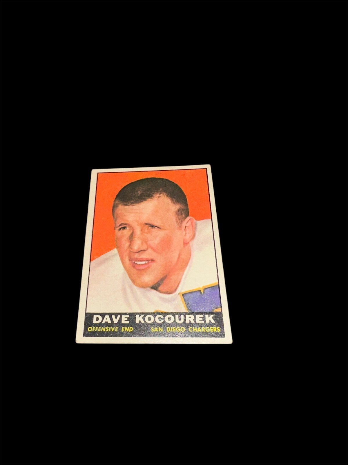 1961 TOPPS #173 DAVE KOCOUREK EXMT (RC) CHARGERS