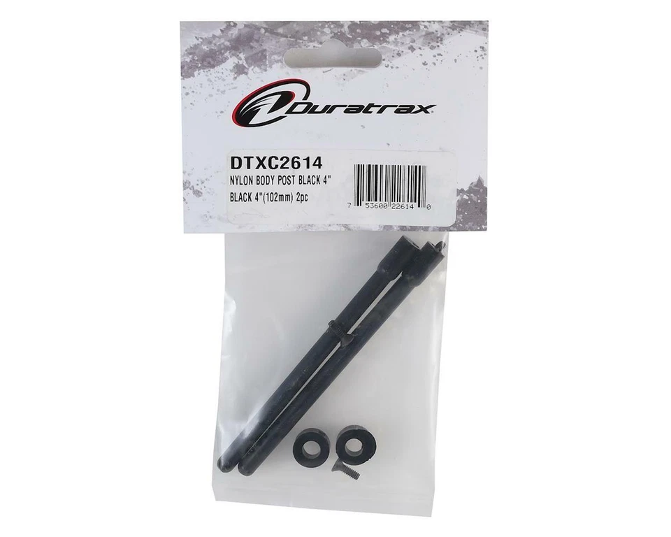 DuraTrax 4" Nylon Body Post (Black) (2) [DTXC2614] - Image 2 of 2