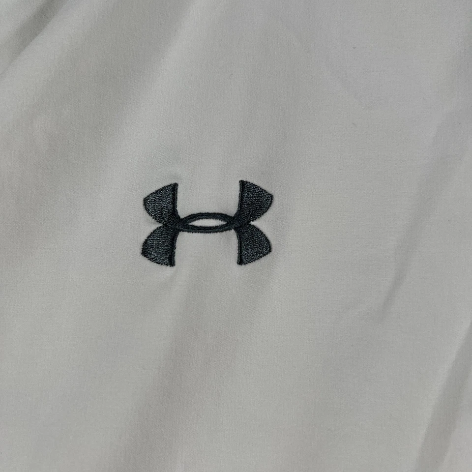 Chaqueta de béisbol Missouri Tigers Mizzou para hombre mediana blanca Under Armour cremallera 1/4 Foto 4 de 4