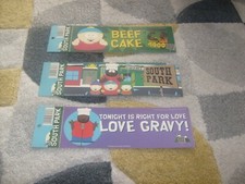 South Park Vintage Retro 1998 Comedy Central Bumper Stickers x3