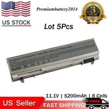 LOT 5 Battery For Dell Latitude E6400 E6410 E6500 E6510 Precision M2400 M4400
