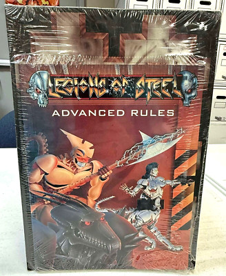 Legions of Steel - Advanced Rules & Templates Vintage SEALED (1994 Global Games)