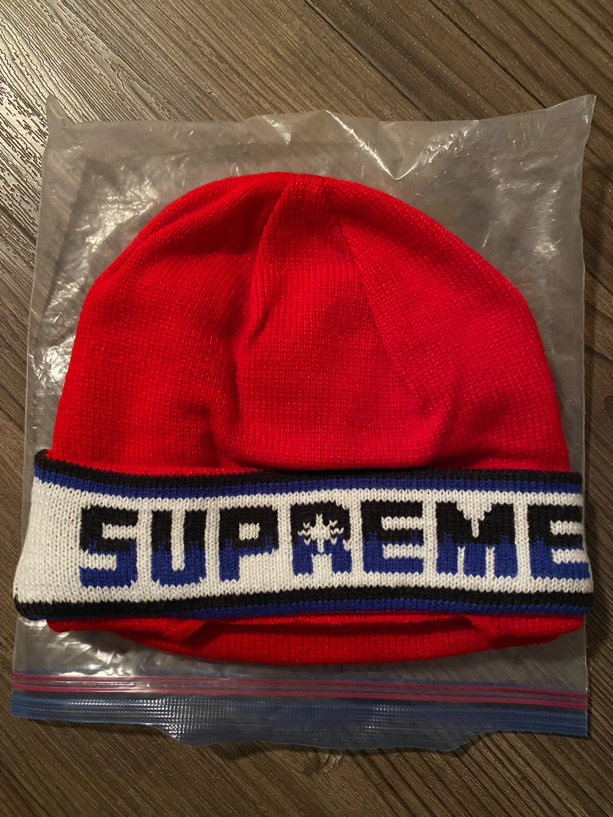Bonnet masque double logo Supreme