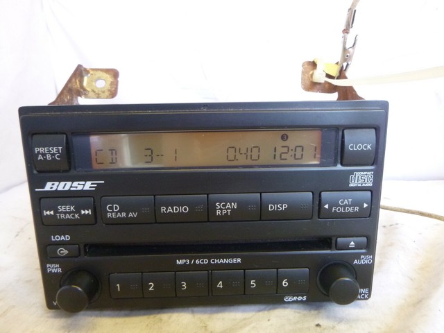 2005-2007 Nissan Pathfinder Xterra Bose Am FM Radio 6 CD Mp3 Stereo