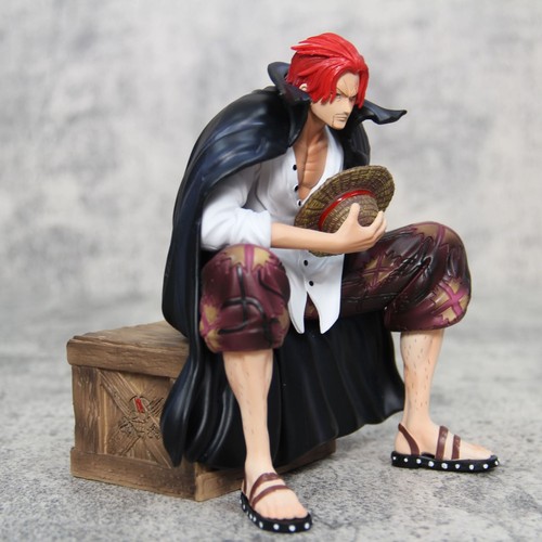 Action Figure One Piece Shanks Capitano Pirata 17cm STATUA DA COLLEZIONE Anime - Picture 7 of 8