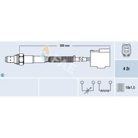 FAE Lambdasonde Regelsonde Passend FüR Mazda Premacy 1.9 2.0 323 F VI 77261