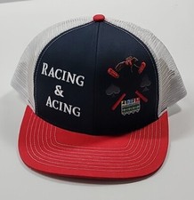 Racing And Acing Horse Trucker Hat Snapback Adjustable Cap One Size Fits Most