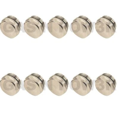 GAS N POW3R LTD x10 Blank Cap Manual Radiator AIR Vent Bleed Plug Valve 1/2" BSP HIGH Quality