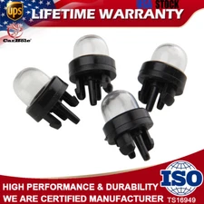 4X Snap In Primer Bulb For Poulan Ryobi Homelite Toro Craftsman Blower Weedeater