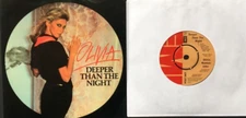OLIVIA NEWTON-JOHN 7" Vinyl UK pressing Deeper Than The Night VINYL N MINT PS EX
