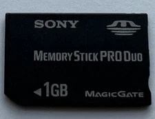 Sony 1GB Memory Stick Pro Duo Magic Gate Memory Card