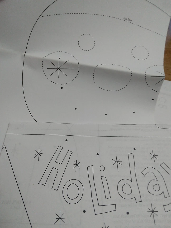 Indygo Junction IJ708 Advent Calendar Santa Snowman Craft Pattern Christmas UC - Image 4 of 4