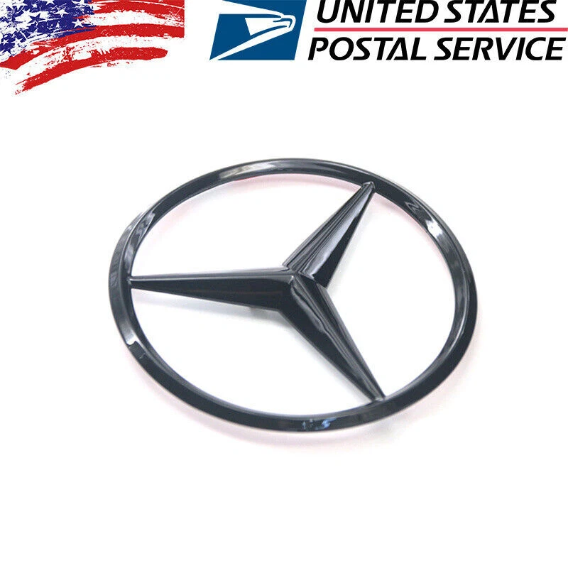 Insignia trasera AMG emblema maletero estrella negro brillante clase S W222 OEM A2228170016 Foto 2 de 4