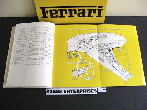 1973 - 1974: Ferrari 365 GT4 2+2 Owners Manual Operator Driver Instruction Book - Picture 6 of 12
