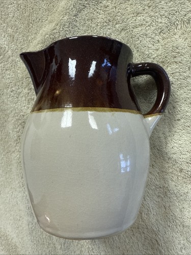 Vintage RRP Co. Roseville Pottery Pitcher 6” Tall - Picture 2 of 4