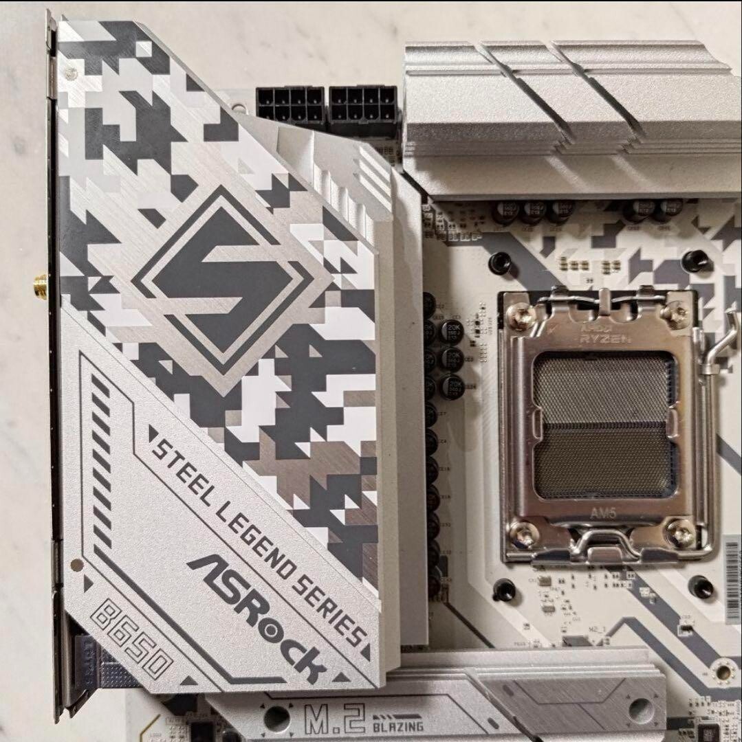ASRock B650 Steel Legend WiFi Motherboard AMD Socket AM5 Used | eBay