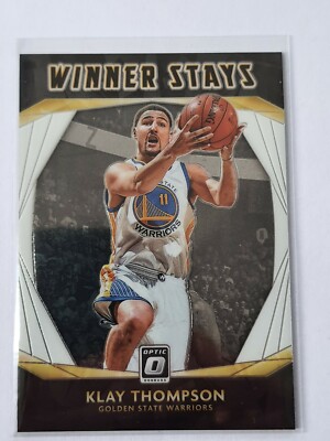 2020-21 Panini Donruss Optic Klay Thompson  Winner Stays Warriors #7