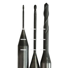 3Pcs Dental Roland Milling Burs Cutting Coated Diamond CAD/CAM Abrasive Zirconia
