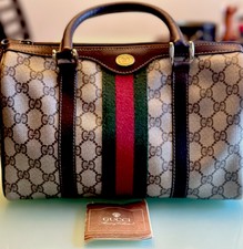 Authentic Gg Supreme Boston Bag 