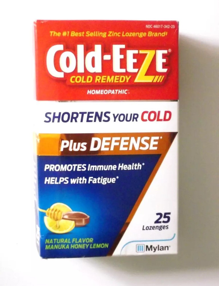 Cold-Eeze Cold Remedy Shortens Your Cold Plus Defense 25 Lozenges