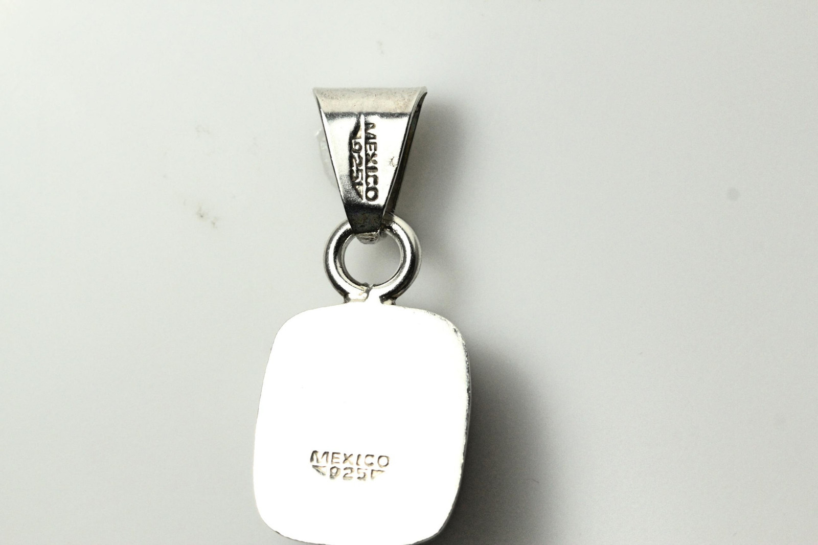 925 Sterling Silver Rectangular Shaped Black Ston… - image 3