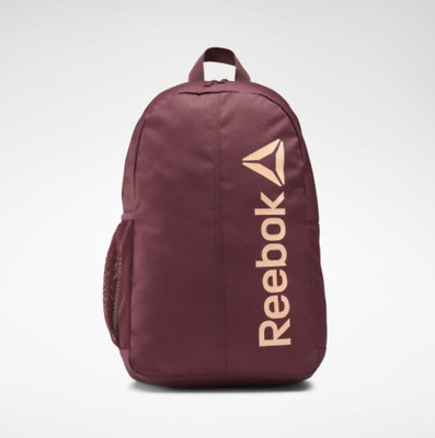 Reebok Maroon Active Core Fitness Gym Backpack  X3114