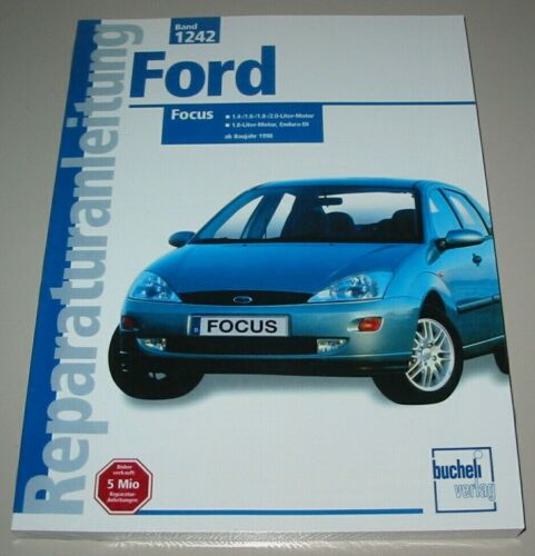 Reparaturanleitung Ford Focus I 1,4 1,6 1,8 2,0 Diesel + Benzin ab 1998 Buch NEU - Afbeelding 1 van 2
