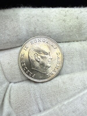 Denmark 1 Krone 1963 Frederik IX Unc C128