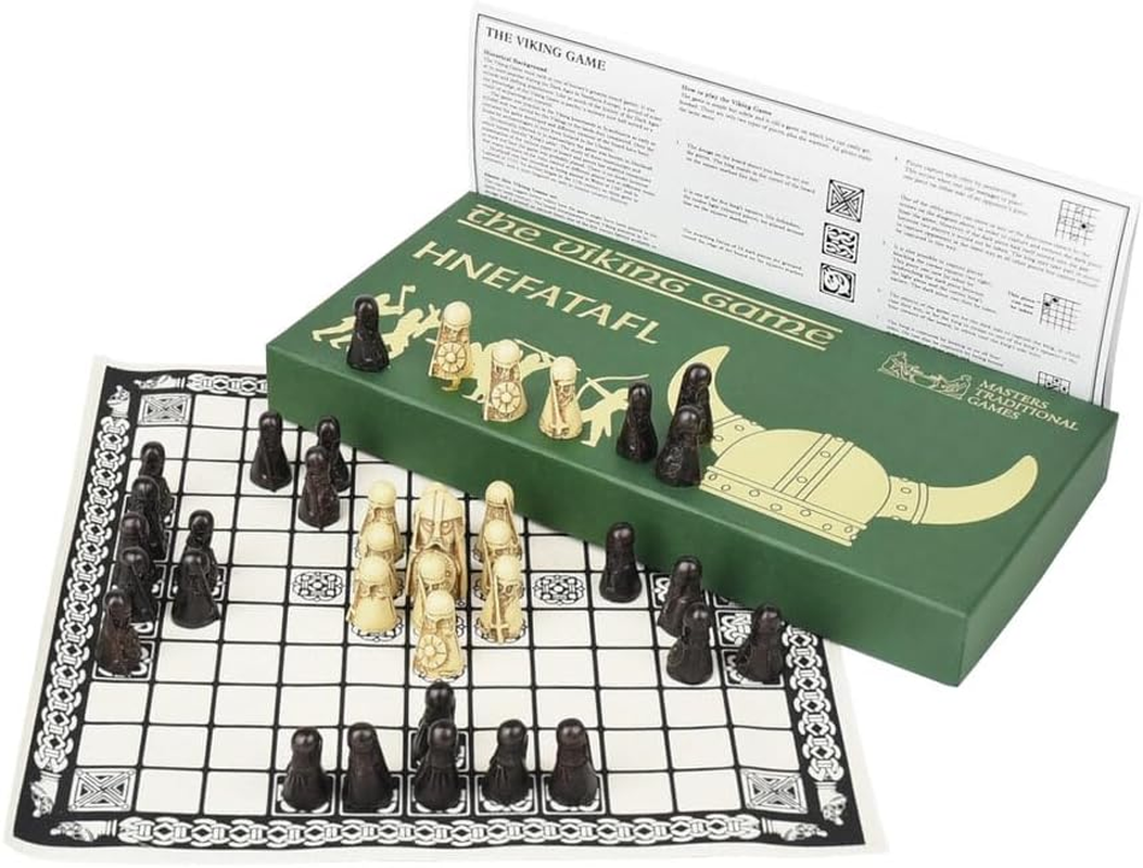 Hnefatafl Board Game - Viking Chess Set - the Masters Edition with