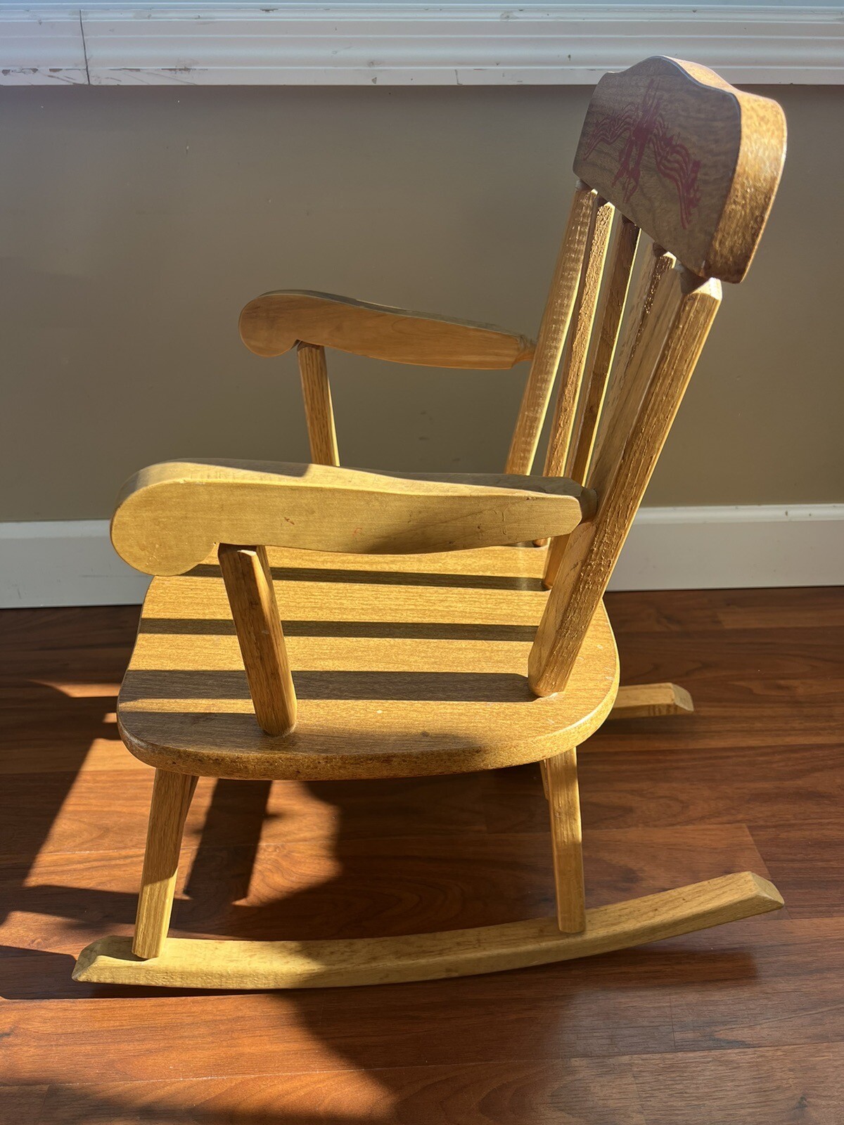 Vintage Childs Rocking Chair Music Box eBay