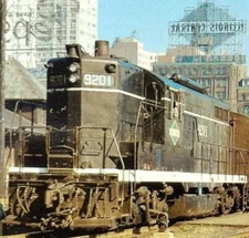 The Governor's Special GP-9 No. 9201 Railroad Postcard Henry Butz 86 Real Photo