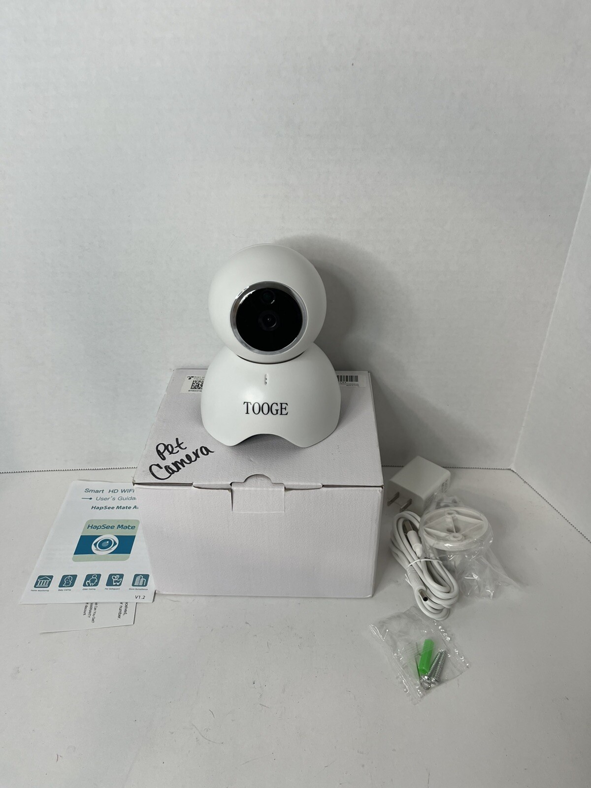 Tooge WiFi Smart HD IP Baby Pet Monitor with Night Vision Home Security-image