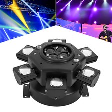 6 Arm Bee Eye LED Beam Moving Head Laser Light DJ Lights DMX Stage Effects RGBW