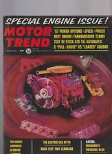 Motor Trend Magazine January 1967 Engine Issue National 500 FWD Eldorado