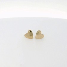 14k Yellow Gold Heart Stud Earrings C31022807
