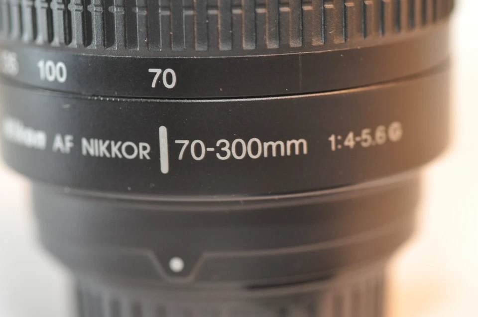 Nikon AF G Zoom-Nikkor 70-300 mm f/4-5.6 obiettivo FX per N80 N75 D90 D80 D750 D850 DF - Immagine 2 di 4