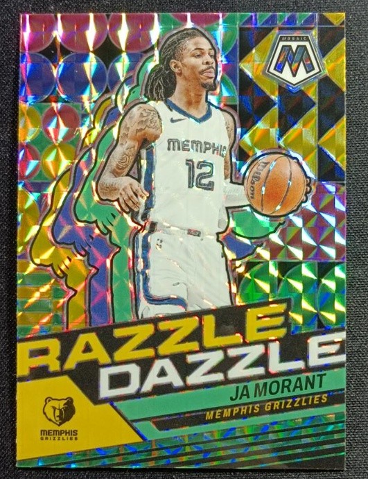 Ja Morant 2023-24 Panini Mosaic Razzle Dazzle Case Hit SSP #10