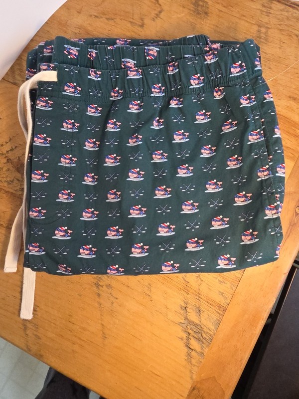 Vineyard Vines Men's Green Whale GOLF Pajama Pants - Large NWOT