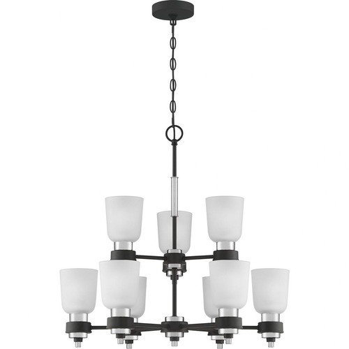 Conrad Chandelier 9 Light Steel - 27 Inches high -Traditional Installation - Picture 2 of 4