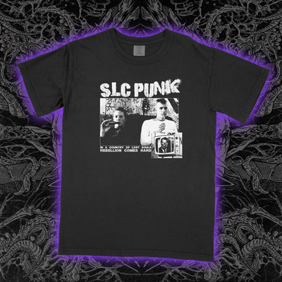 SLC Punk T-Shirt Cult Movie Graphic Tee 90s Punk Rock Alternative Unisex Cotton