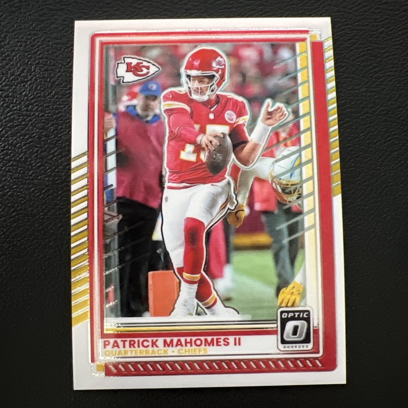 Patrick Mahomes II 2025 Panini Donruss Optic #40 Kansas City Chiefs