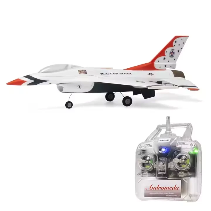 MinimumRC  F-16 Thunderbird 30mm EDF Jet 2S Gyro RTF With 2 Batteries AU Stock