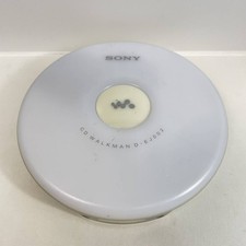 Sony D-EJ002 Walkman Portable CD Player White Tested Works Japan Used White