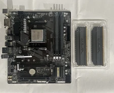 Gigabyte GA-AX370M-DS3H Motherboard Combo with Ryzen 7 2700x and 8GB DDR4 RAM