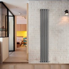 Anthracite Designer Horizontal Vertical Radiator Flat Panel Oval Column Rads