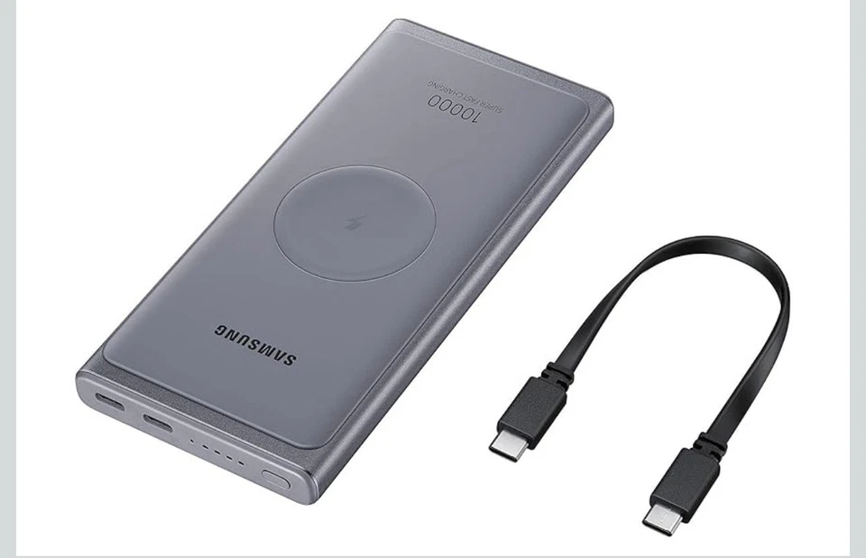 Batería inalámbrica portátil SAMSUNG 10.000 mAh SuperFast 25 W USB-C Foto 3 de 4